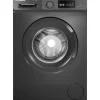 Telefunken Waschmaschine 7kg Frontlader 1400 U/Min Inverter Motor AquaStop Schontrommel Dark Inox W-7-1400-A-DI