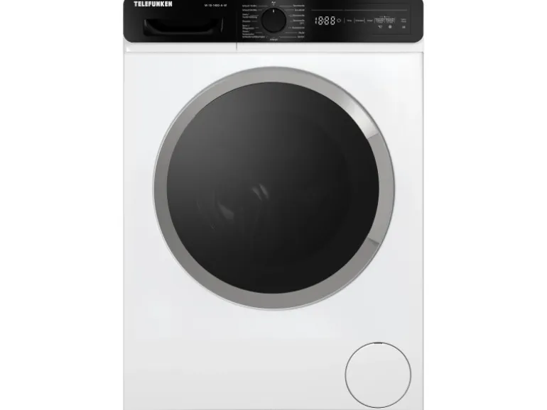 Telefunken Waschmaschine 10kg 1400 U/Min. Dampffunktion Auto-Dosierung Inverter Motor AquaStop W-10-1400-A-W
