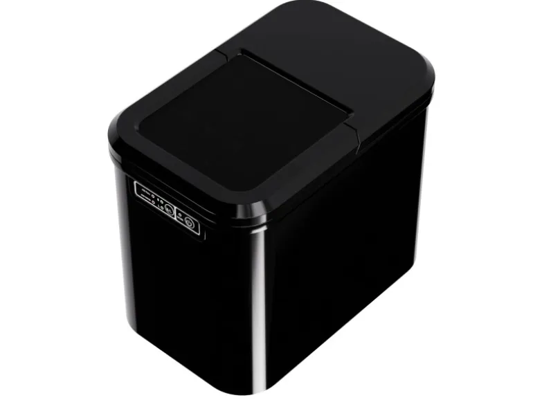 TroniTechnik Eiswürfelmaschine Ice Maker Eiswürfelbereiter Schwarz Kunststoff