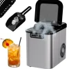 TroniTechnik Eiswürfelmaschine Ice Maker Eiswürfelbereiter Silber Edelstahl