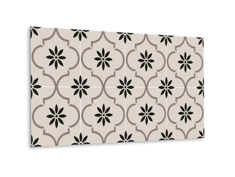 Tulup Wandpaneel Arabisches Blumenmuster Wandverkleidung Paneel 100x50 cm PVC Wandpaneel Dekorpaneel