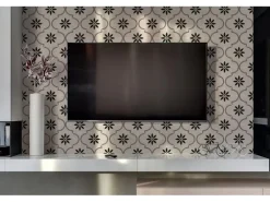 Tulup Wandpaneel Arabisches Blumenmuster Wandverkleidung Paneel 100x50 cm PVC Wandpaneel Dekorpaneel