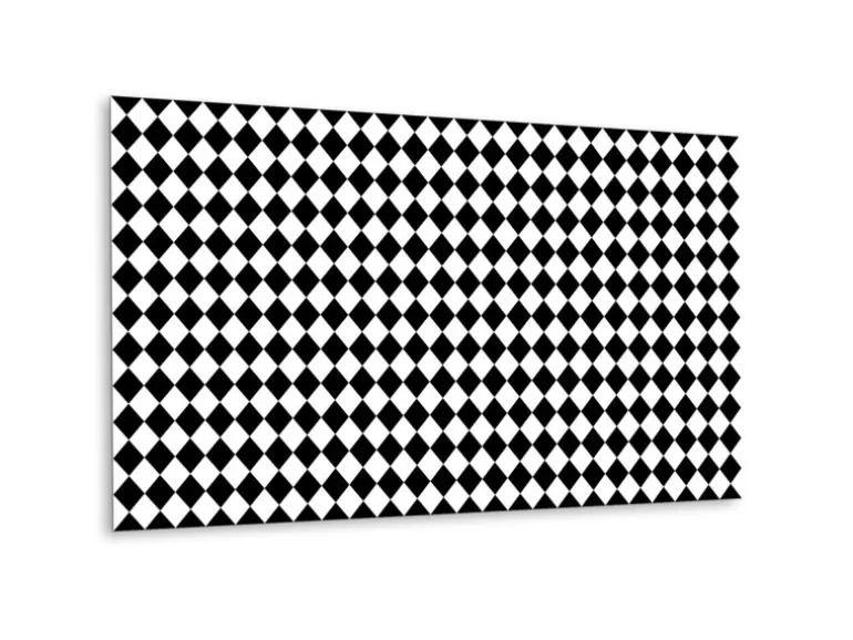 Tulup Wandpaneel Diagonales Schachbrettmuster Wandverkleidung Kunststoff 100x50 cm Vinyl Wandverkleidung Selbstklebend PVC Wandpaneel