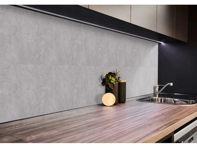 Tulup Wandpaneel Gerissener Beton PVC Wandpaneel 100x50 cm Dekorpaneel Wandverkleidung Selbstklebend