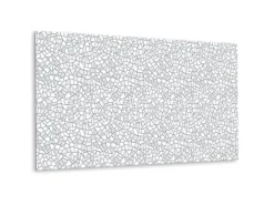 Tulup Wandpaneel Graues Mosaik Wandverkleidung Paneel 100x50 cm PVC Wandpaneel Wandverkleidung Innen