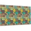 Tulup Wandpaneel Patchwork Wandverkleidung Modern 100x50 cm Wandverkleidung Paneel Wandpaneel Selbstklebend