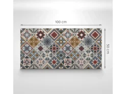 Tulup Wandpaneel Sechsecke Wandverkleidung Innen 100x50 cm Wandverkleidung Selbstklebend Wandverkleidung Kunststoff