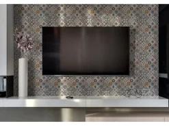 Tulup Wandpaneel Türkisches Patchwork Vinyl Wandverkleidung Selbstklebend 100x50 cm Wandverkleidung Modern Dekorpaneel