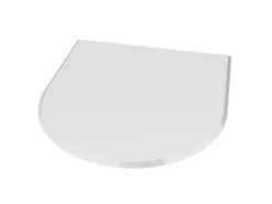 Valo Glasbodenplatte Rundbogen 100 cm x 120 cm Stärke 8 mm Glasklar