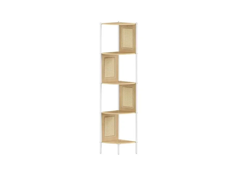 Vasagle Eckregal 5 Ebenen 31,9 cm x 31,9 cm x 156,4 cm Eichenbeige
