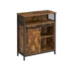Vasagle Küchenschrank Rustikal 30 cm x 70 cm x 80 cm Braun-Schwarz