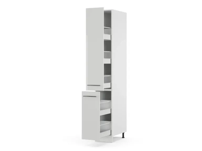 Vicco Apothekerschrank Fame-Line Medizinschrank für die Küche Weiß Hochglanz/Weiß 30 cm