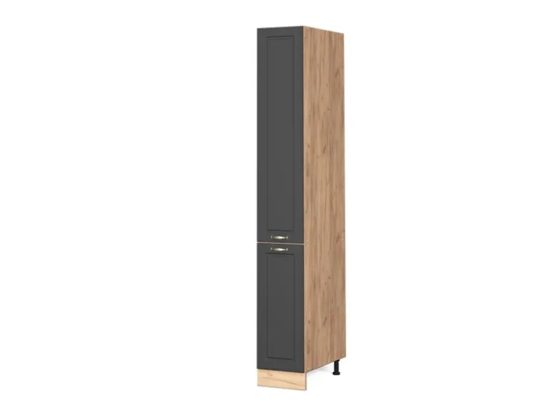 Vicco Apothekerschrank Fame-Line Anthrazit-Gold/Goldkraft Eiche 30 cm