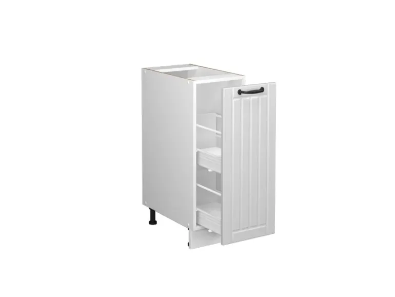 Vicco Apothekerschrank Fame-Line Medizinschrank für die Küche Weiß 30 cm ohne Arbeitsplatte