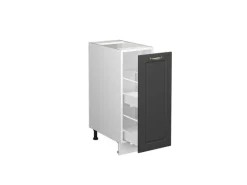 Vicco Apothekerschrank Fame-Line Anthrazit-Gold/Weiß 30 cm AP Anthrazit