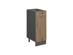 Vicco Apothekerschrank R-Line Artisan-Eiche/Anthrazit 30 cm ohne Arbeitsplatte