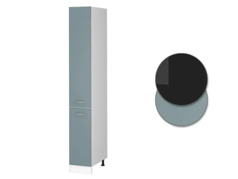 Vicco Apothekerschrank R-Line Medizinschrank für die Küche Blau-Grau/Weiß 30 cm