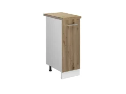 Vicco Apothekerschrank R-Line Medizinschrank für die Küche Artisan-Eiche/Weiß 30 cm AP Eiche