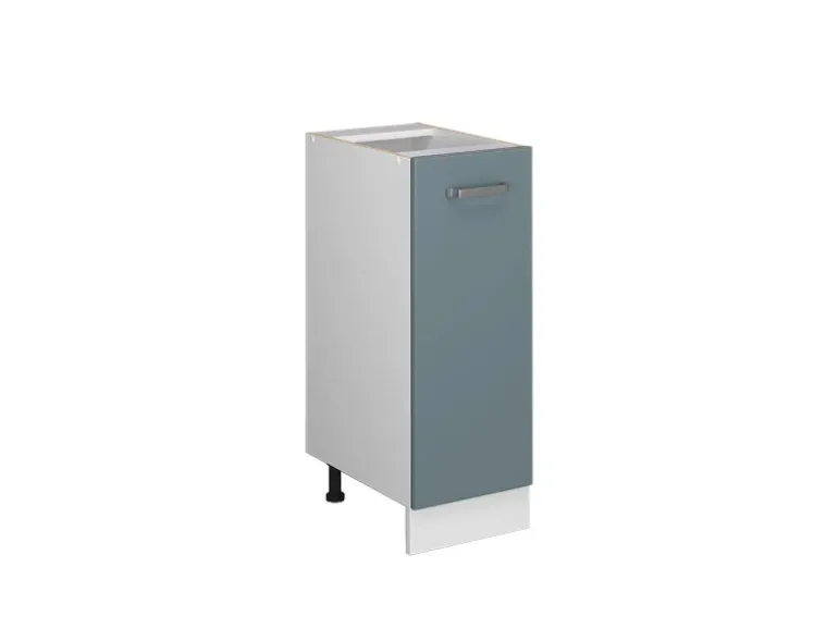 Vicco Apothekerschrank R-Line Blau-Grau/Weiß 30 cm ohne Arbeitsplatte