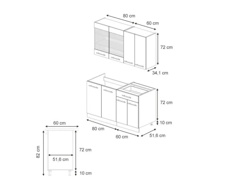 Vicco Fame-Line Singleküche Dunkelblau Hochglanz/Anthrazit 140 cm AP Marmor ohne E-Geräte