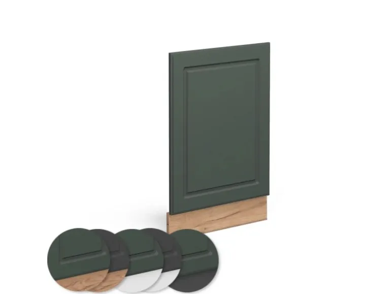 Vicco Frontblende Fame-Line Grün-Gold Landhaus/Goldkraft Eiche 45 cm ohne Arbeitsplatte