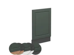 Vicco Frontblende Fame-Line Grün-Gold Landhaus/Anthrazit 45 cm ohne Arbeitsplatte