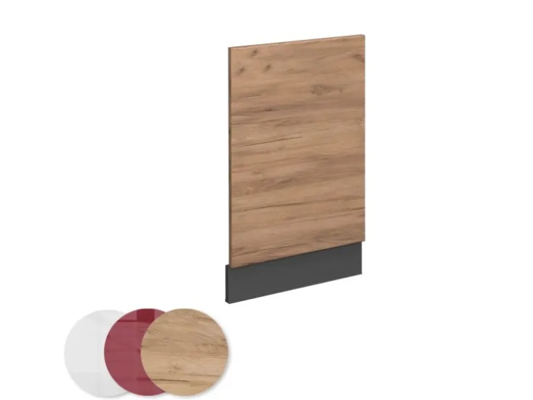 Vicco Frontblende Fame-Line Goldkraft Eiche/Anthrazit 45 cm ohne Arbeitsplatte