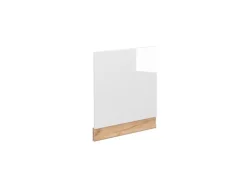 Vicco Frontblende Fame-Line Weiß Hochglanz/Goldkraft Eiche 60 cm ohne Arbeitsplatte