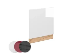 Vicco Frontblende Fame-Line Weiß Hochglanz/Goldkraft Eiche 60 cm ohne Arbeitsplatte
