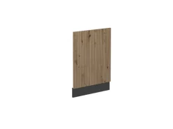 Vicco Frontblende R-Line Artisan-Eiche/Anthrazit 45 cm ohne Arbeitsplatte mit Anthrazit Korpus