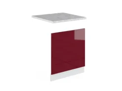 Vicco Frontblende R-Line Geschirrspüler Fronttür Rot/Weiß 60 cm ohne Arbeitsplatte
