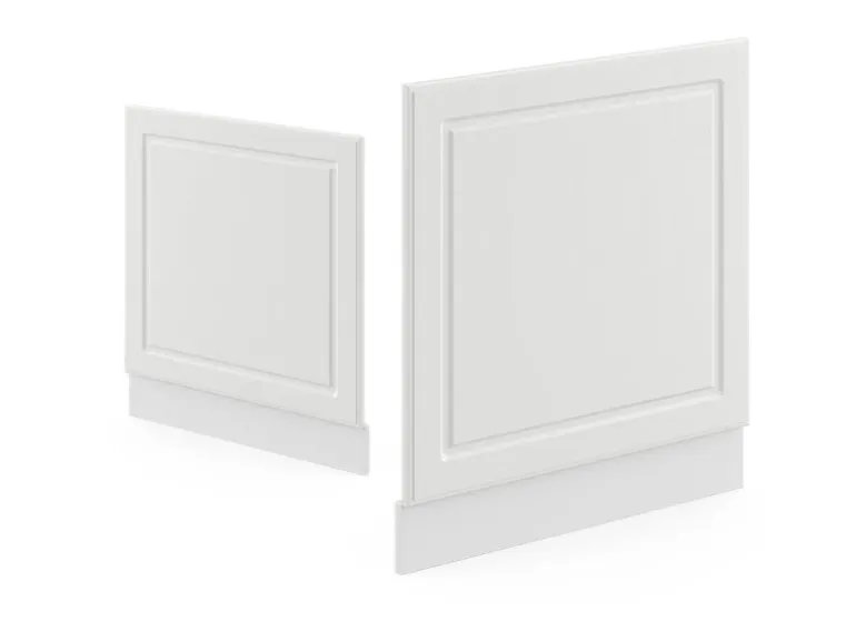 Vicco Frontblende R-Line Geschirrspüler Fronttür Weiß Landhaus/Weiß 60 cm ohne Arbeitsplatte