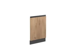 Vicco Frontblende R-Line Goldkraft Eiche/Anthrazit 45 cm J-Shape ohne Arbeitsplatte