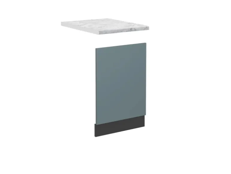 Vicco Frontblende R-Line Geschirrspüler Fronttür Blau-Grau/Anthrazit AP Marmor
