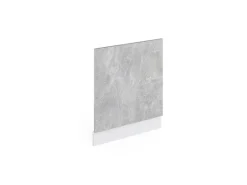 Vicco Frontblende R-Line Geschirrspüler Fronttür Beton/Weiß 60 cm ohne Arbeitsplatte