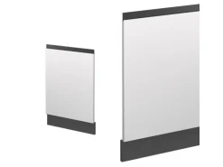 Vicco Frontblende R-Line Geschirrspüler Fronttür Weiß/Anthrazit 45 cm AP Eiche