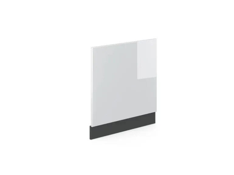 Vicco Frontblende R-Line Weiß Hochglanz/Anthrazit 60 cm ohne Arbeitsplatte