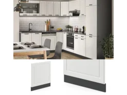 Vicco Frontblende R-Line Weiß Landhaus/Anthrazit 60 cm ohne Arbeitsplatte