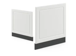Vicco Frontblende R-Line Weiß Landhaus/Anthrazit 60 cm ohne Arbeitsplatte