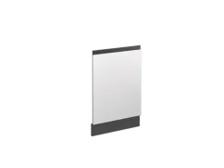 Vicco Frontblende R-Line Weiß/Anthrazit 45 cm J-Shape ohne Arbeitsplatte