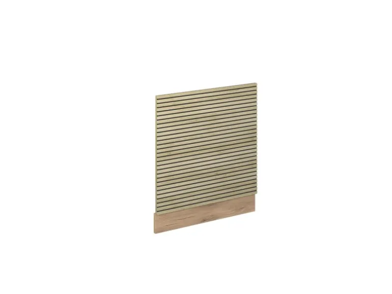 Vicco Geschirrspülblende Fame-Line Eiche Paneel 60 cm mit Goldkraft Eiche Korpus