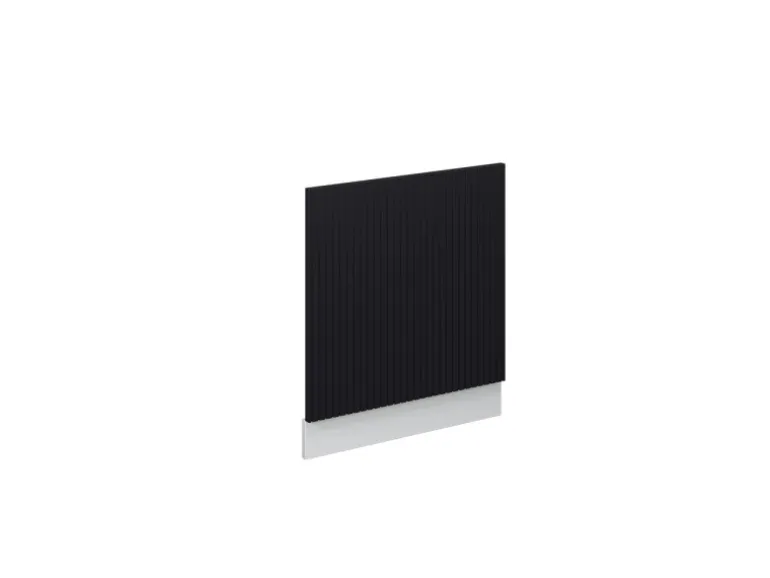 Vicco Geschirrspülblende Fame-Line Schwarz Gestreift 60 cm ohne Arbeitsplatte