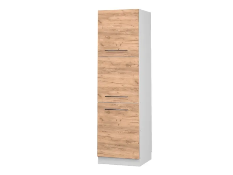 Vicco Herdumbauschrank Fame-Line Herdschrank Goldkraft Eiche/Weiß 60 cm