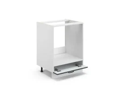 Vicco Herdumbauschrank Fame-Line Anthrazit/Weiß 60 cm ohne Arbeitsplatte