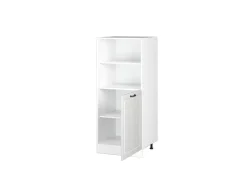 Vicco Herdumbauschrank R-Line Herdschrank Weiß Landhaus/Weiß 60 cm