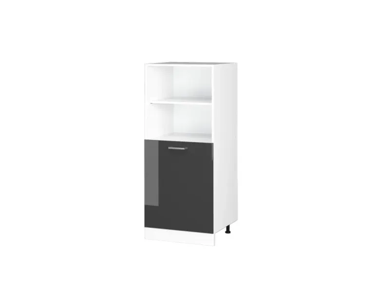 Vicco Herdumbauschrank R-Line Herdschrank Anthrazit Hochglanz/Weiß 60 cm