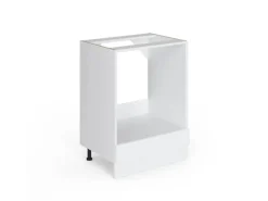 Vicco Herdumbauschrank R-Line Weiß Hochglanz/Weiß 60 cm AP Anthrazit