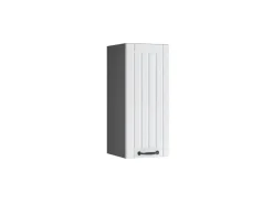 Vicco Hängeschrank Fame-Line Hängender Küchenschrank Weiß Landhaus/Anthrazit 30 cm