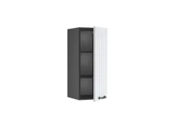 Vicco Hängeschrank Fame-Line Hängender Küchenschrank Weiß Landhaus/Anthrazit 30 cm
