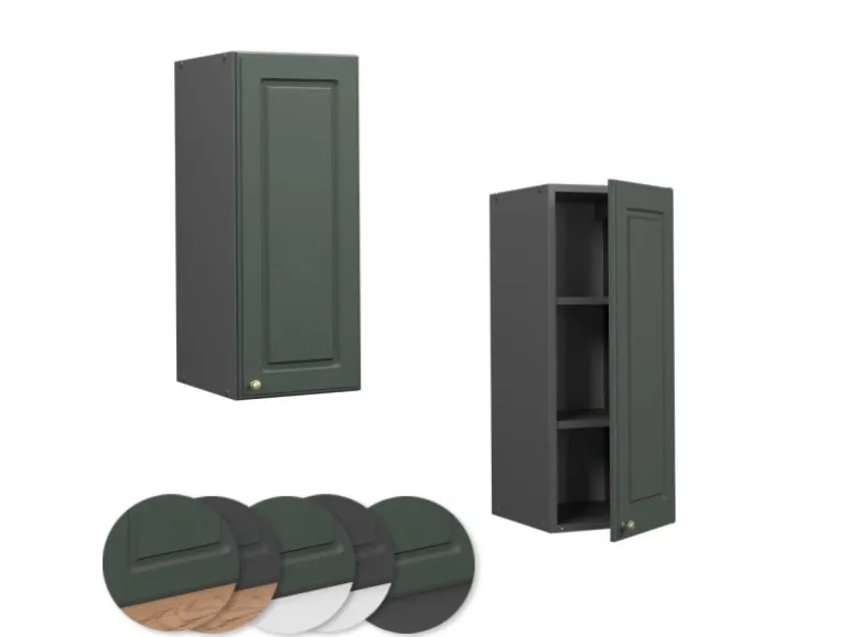 Vicco Hängeschrank Fame-Line Hängender Küchenschrank Grün-Gold Landhaus/Anthrazit 30 cm